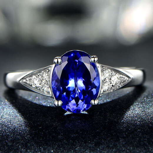 Kaximu 925 Silver Deep Sea Sapphire Earrings Temperament Ring Women's Tanzanite Blue Suit Necklace Hand Tanzanite Blue Suit Ring Bracelet Necklace Earrings