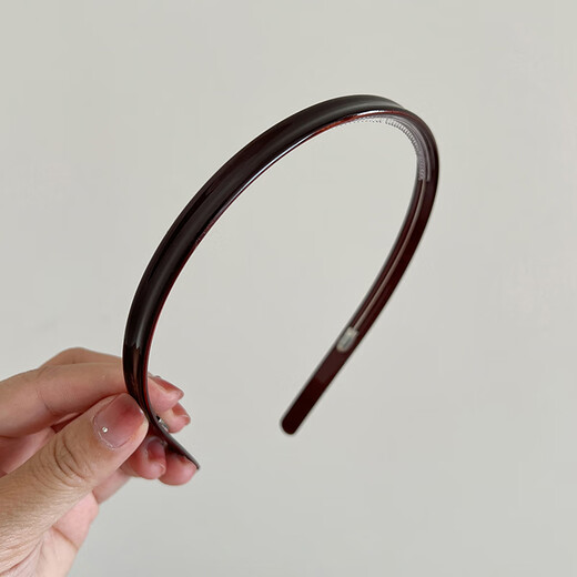 Xiangwan headband, acetic acid fine hairband, non-slip, toothed, high-end outing headband, crushed hairpin, birthday gift