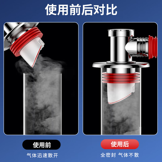 Muvi washing machine drain floor drain joint anti-odor three-way two-in-one drainage pipe overflow prevention artifact ABSF1-01