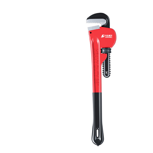 Kraftwell heavy-duty pipe wrench large opening water pipe wrench industrial live mouth pipe water pump hand vise 14 inches PC4021S