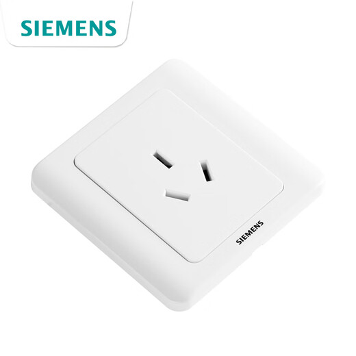 Siemens switch panel Vision 16A three-hole socket with switch air conditioning power socket Yabai color silver gold brown Yabai 16A three-hole socket