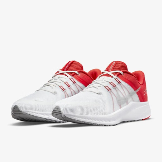 Nike (Nike) zapatos para hombres Zapatos para hombres 2025 zapatos deportivos de verano corre Swift 3 Mesh Road Professional Choque absorbente zapatos casuales Da1105-100 Rojo blanco 41