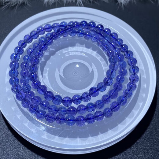 Yuying natural tanzanite bracelet sapphire multi-circle three-circle bracelet fashion trend bead chain bead string Specifications5.7m gauge