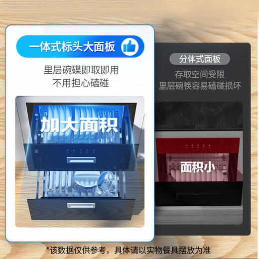 Rongsheng Disinfection Cabinet Embedded Home Kitchen Disinfection Cupboard High Temperature UV Disinfection Cabinet 110L Large Capacity National Subsidy RX02F(A)