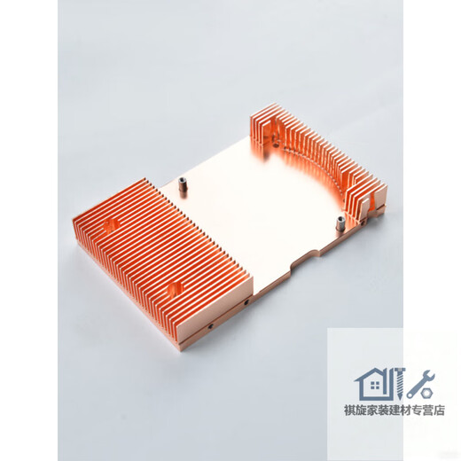 Qiaobo Lai copper cooling fin LED pure dense shovel tooth semiconductor switching server low power north and south bridge PCB core light cat 25*25*11mm non-hole free 3M adhesive