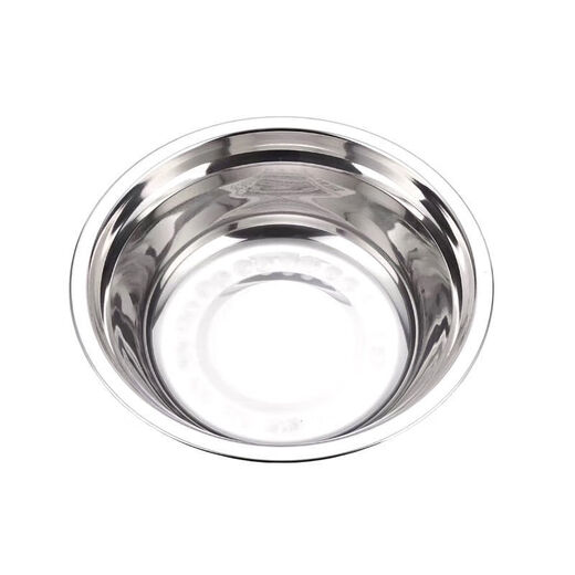 Ten Billion Bear 304 stainless steel basin thickened household basin multi-purpose basin vegetable soup basin round basin soup bowl noodle basin canteen wholesale single 18cm