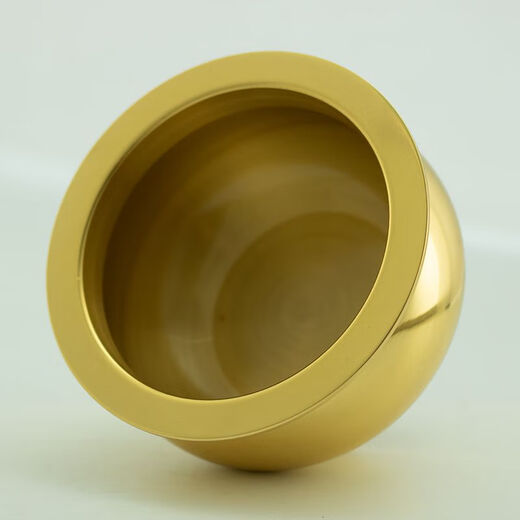 Brass incense burner manufacturer direct wholesale 8-inch brass model (gold) (18 pieces per box)