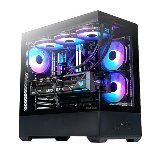 ASUS ROG family bucket AMD R7 9700X/RX9070XT host 5070Ti host 5060Ti graphics card AI designer game desktop assembly computer complete assembly machine seven R7 9700X丨RTX5070Ti