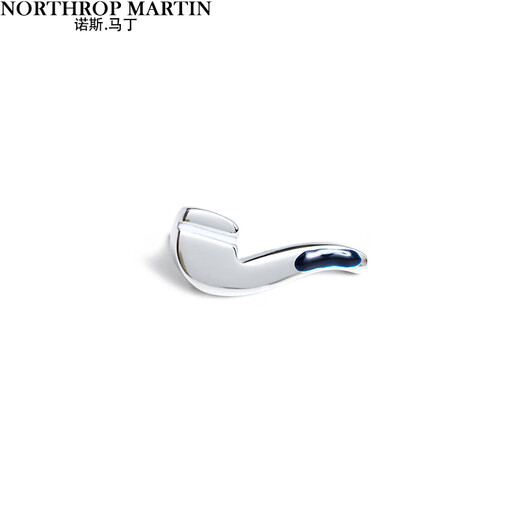 North Martin North Martin high-end brand brooch men's Chinese style retro suit wedding gift lapel pin silver