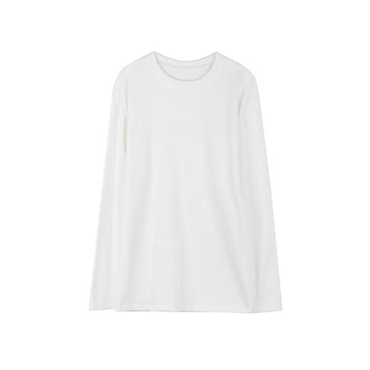 Yu Zhaolin white long-sleeved T-shirt women's spring and autumn loose sweatshirt layered with inner layering shirt winter pure cotton top