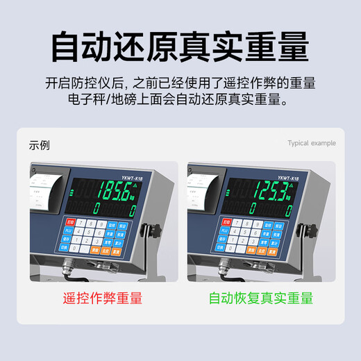 Dahui Lang Weighing Monitoring and Control Instrument Anti-Remote Control Grain Selling Anti-Pit Special Floor Scale Anti-Interference Electronic Scale Anti-Cheating A10