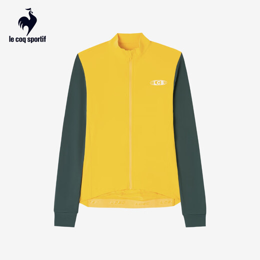 Le coq sportif Cycling French Rooster Autumn and Winter Women's Fashionable Sports Long-Sleeved Cycling Jersey Goose Yellow L