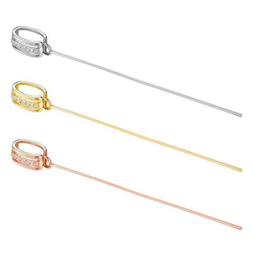 Zuoou s925 sterling silver pendant buckle jade jade buckle clip jade buckle oblique hole necklace accessories melon seed buckle buckle silver