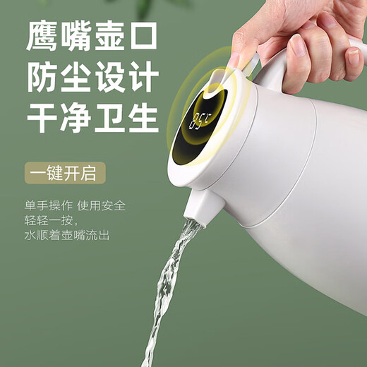 Moosen thermos kettle household large-capacity hot water kettle glass coffee warmer