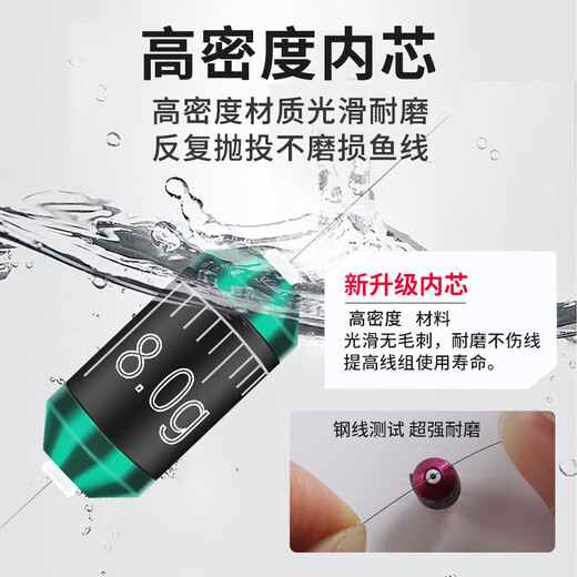 5 sets of big things space bean set silicone lead floating seat main line fishing complete set of fishing gear accessories big things set box XL# (5#-8# line)