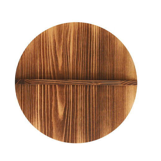 Fantasy fir pot lid round wok lid household old-fashioned thickened solid wood rural earth pot lid diameter 68CM