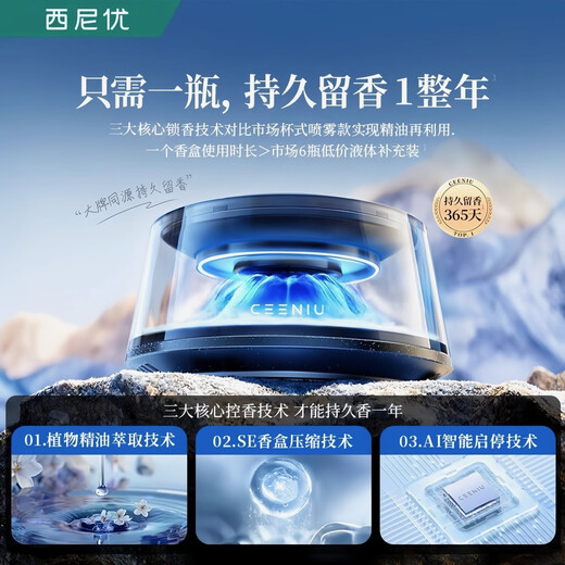 Xiniyu Kunlun Snow Mountain Landscape Xiniyu Car Aromatherapy Car Fragrance Fragrance Ornaments for Men Wilderness + Snow Mountain Upgraded Two-color Atmosphere Model Exploded 200g