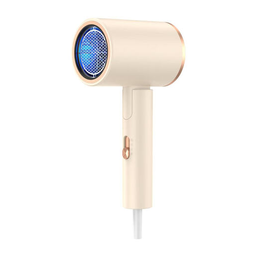 High-speed hair dryer, foldable dormitory hair dryer, home silent negative ion high-power non-harming hair constant temperature hair care barber shop hair dryer space gray 1800W wind power upgrade + double-layer insulation