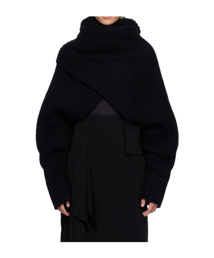 Sacai 25FW wool pullover turtleneck women's color 2508201 20 | One size fits all