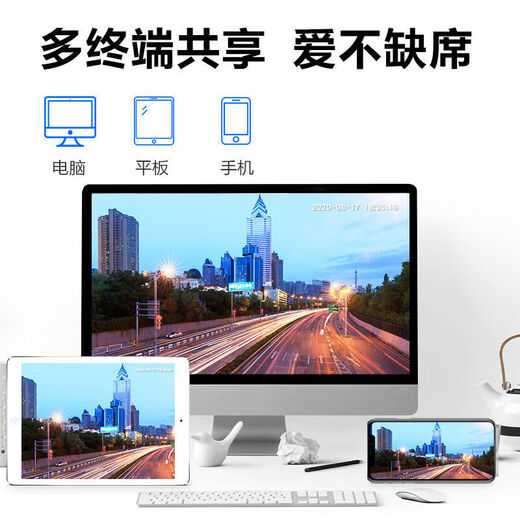 Dahua Dahua 4 миллиона полусферических систем наблюдения высокой четкости с питанием от POE, камера-лифт, полноцветная камера ночного видения с двойной подсветкой, водонепроницаемая и пыленепроницаемая камера с предупреждением о записи P40T1-A-IL-2,8 мм