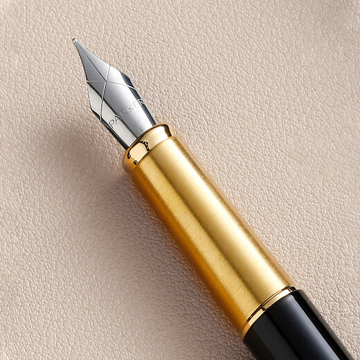 Parker fountain pen and ink pen high-end cultural and creative gift box student set business gift custom engraving birthday gift gift stationery signature national trend gift box souvenir adult gift Wycombe Luxury Phantom Black Gold Clip Ink Pen + Notebook Gift Box