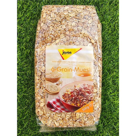 JASON FRUIT MUESL 500g JASON FRUIT MUESL mixed breakfast fruit cereal mixed breakfast nutritious oatmeal 5-FRUIT MUESLI