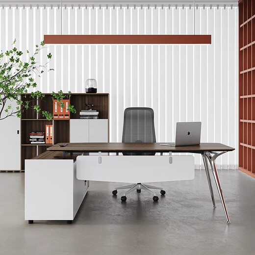 Guanjuenad boss table simple modern president table single office furniture executive table manager desk chair supervisor table color color card