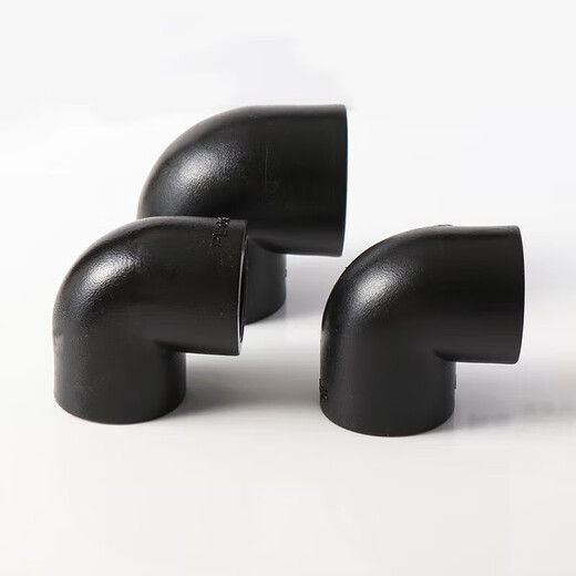 Guanzhuo PE Butt 90 Elbow Standard Size Ratio SDR11 Specifications 75mm Black 75mm PE