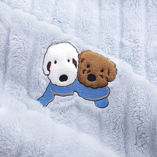 Princess Mark Couple Coral Velvet Pajamas Women's Winter Cute Plush Stand Collar Zipper Can Go Out Home Clothes Men LYR1241-Women's L