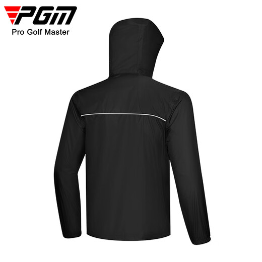 PGM Golf Set para hombres impermeables equipos a prueba de lluvia de impermeables pantalones superiores ropa completa YF689-Black XL
