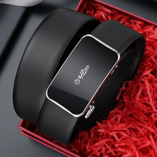 Goldlion belt business automatic buckle belt gift box flexible first-layer cowhide inner buckle trouser belt New Year's birthday gift