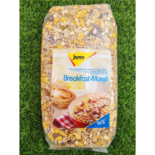 JASON FRUIT MUESL 500g JASON FRUIT MUESL mixed breakfast fruit cereal mixed breakfast nutritious oatmeal 5-FRUIT MUESLI