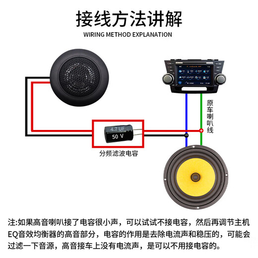 Car tweeter pair, car audiophile-grade tweeter, A-pillar tweeter, small audio, door car audio, export model pair price