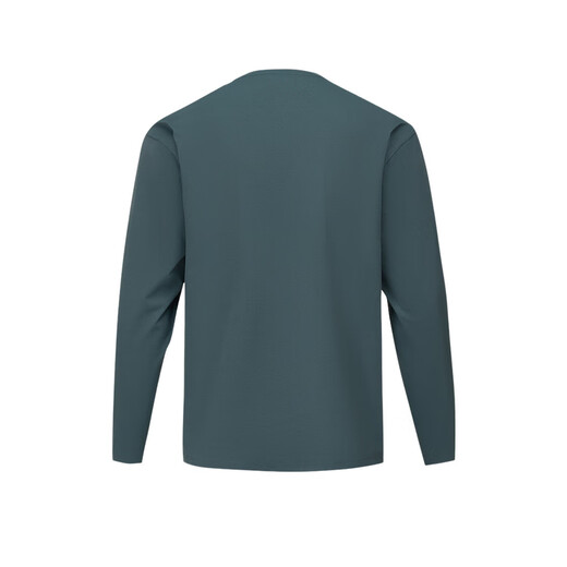 DESCENTE Essential series Henry collar quick-drying long-sleeved T-shirt sweater for men BK-BLACK L