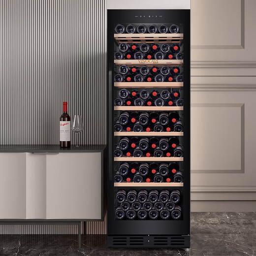 Vinocave wine cabinet household constant temperature appliances non-embedded moisturizing storage cabinet living room wine refrigerated display cabinet beverage frost ice cold bar large capacity red wine cabinet JC-175A- 425L red wine cabinet