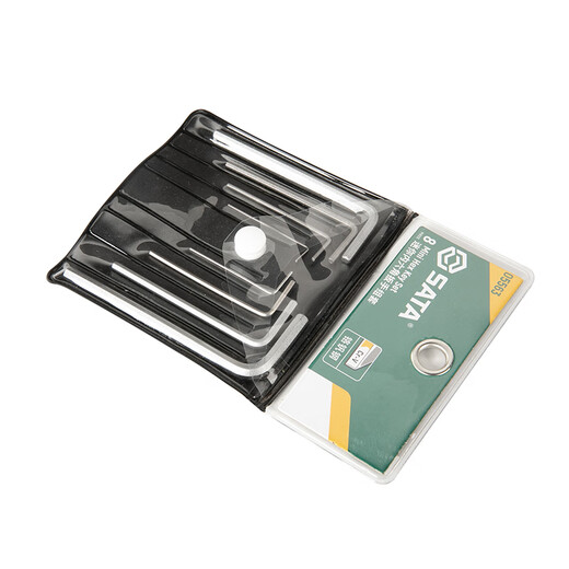 SATA 8-piece mini flat head hexagonal wrench set 05563