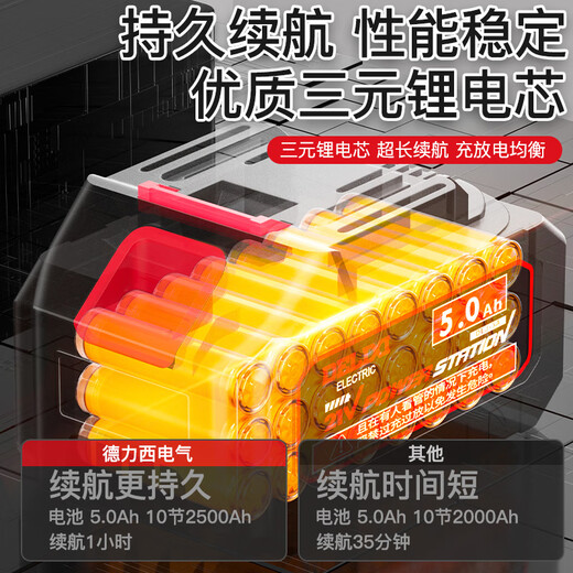 Delixi Electric lithium electric hot melter PPR wireless hot melt machine constant temperature PE water pipe welding charging heat sealing welding intelligent digital display lithium electric hot melter 1 electric