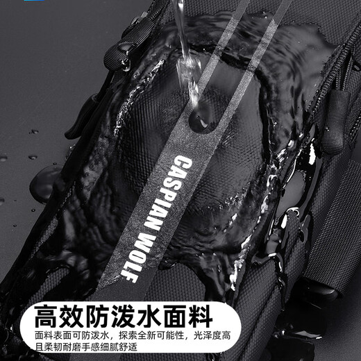 MDUG sports running mobile phone arm bag light and thin three-layer water-repellent fitness arm bag for men and women thin wrist mobile phone bag cool black