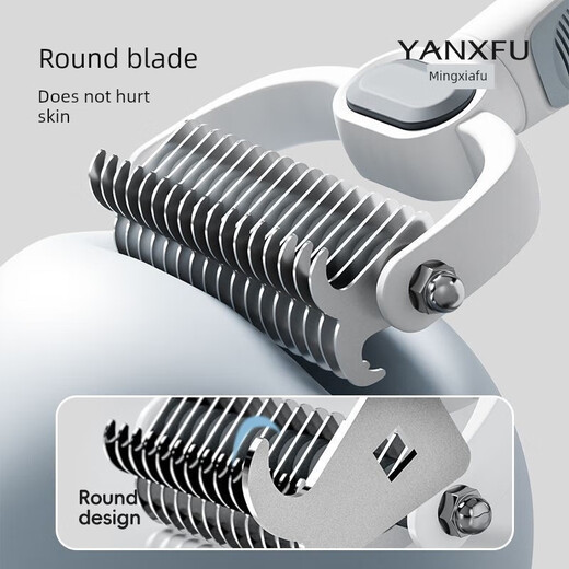 Cat comb, cat and dog comb, special knotting comb, thinning comb, long-haired cat pet cleaning artifact, medium size