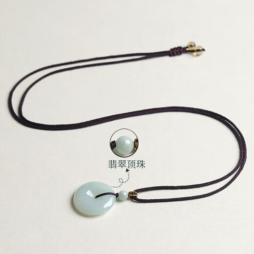 Return to the 11.11 carnival with Jade Heart Jade Pendant A-grade jade safety buckle women’s jade pendant