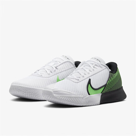 Nike Men's Shoes Court Air Zoom Vapor Pro 2 New Lightweight Breathable Professional Tennis Training Shoes White Green DR6191-105 Standard 38.5/US6