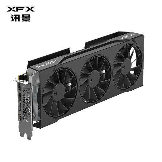 XFX (XFX) AMD RADEON RX 9070 GRE OC Black Wolf 12GB new e-sports game design intelligent learning desktop computer independent graphics card