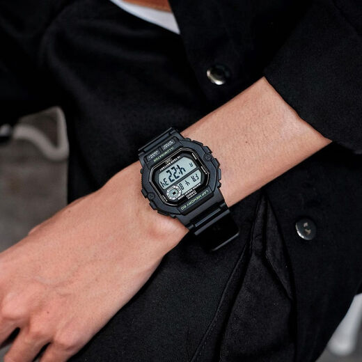 CASIO watch men's small square sports waterproof student men's and women's watch multi-functional non-mechanical electronic watch WS-1400H-1A