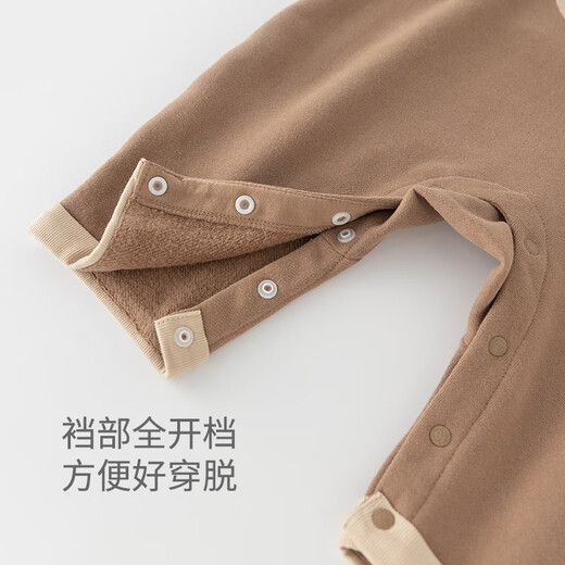 Guiqi Xiong pure cotton overalls spring and autumn baby jumpsuits children's outdoor casual pants baby autumn trousers Christmas green/radish 90