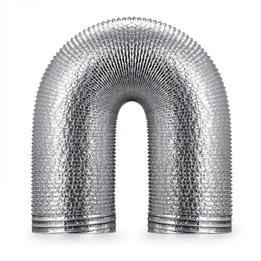 Customized and suitable for Qianke special integrated stove exhaust pipe range hood exhaust pipe aluminum foil ventilation hose hood inner diameter 160mm thickened and encrypted (straightened 15