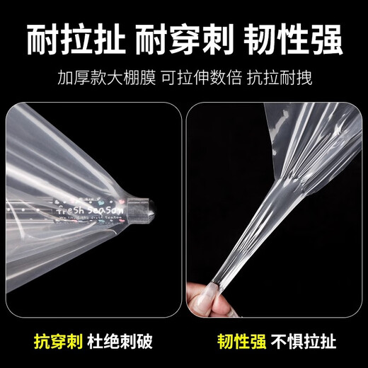 Ligao (LIGAO) thickened transparent plastic film film decoration dust-proof window windproof and cold-proof greenhouse film 2 meters * 3 meters