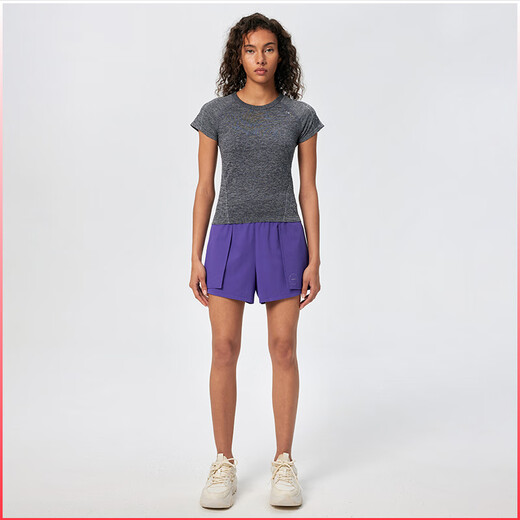 Fièvre de particules Particule Fanatic Sports Shorts printemps et d'été Protection solaire féminine Upf50 Shorts de fitness Light and Breathable Running 12722 PSS312722-689 NICE BLUE S