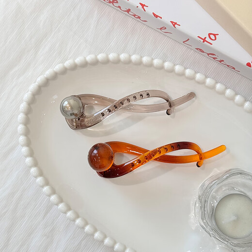 Chimera (CHIMERA) 2 pieces of high-end twist hairpins, versatile one-word grabber hairpins, hairpins for the back of the head, a girl's birthday gift