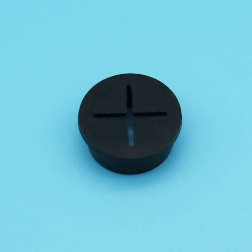 Qiaobolai cross rubber plug, white soft silicone cable hole cover, mobile phone cabinet dustproof plug sealing ring opening 20, white opening 20mm, 100 pieces (high price)