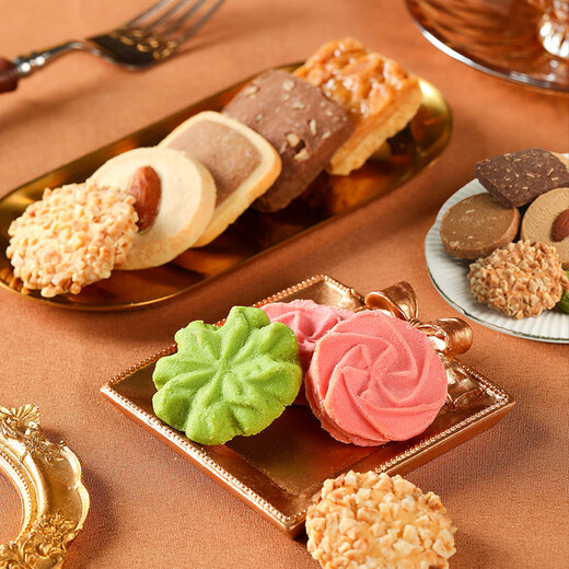 YOTIME pastry gift box 615g biscuit butterfly pastry holiday gift gift afternoon tea snacks Shanghai specialty